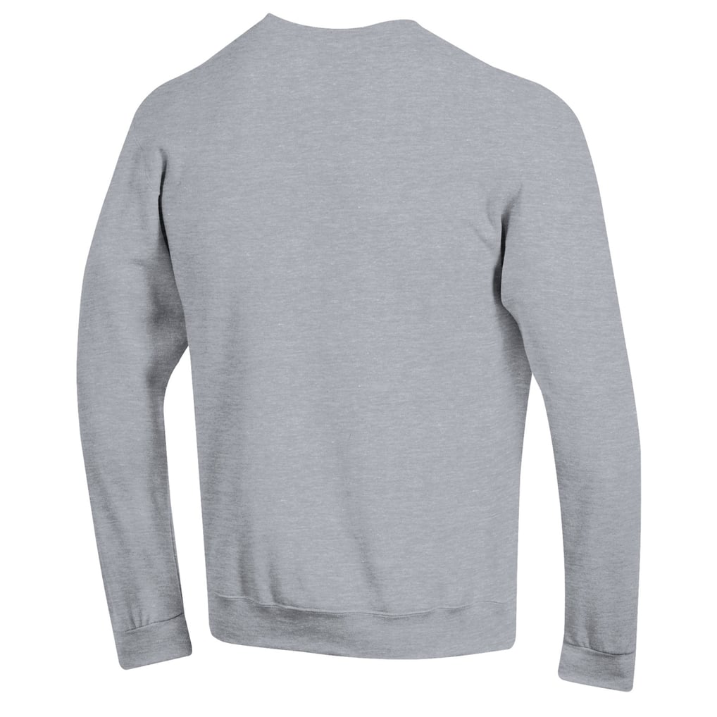 Pitt Panthers Champion Soccer Stack Logo Powerblend Pullover Sweatshirt - Gray