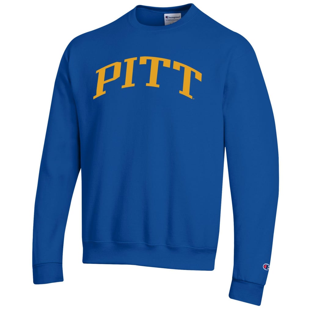  Pitt Panthers Champion Basic Arch Fleece Pullover Sweatshirt - Royal