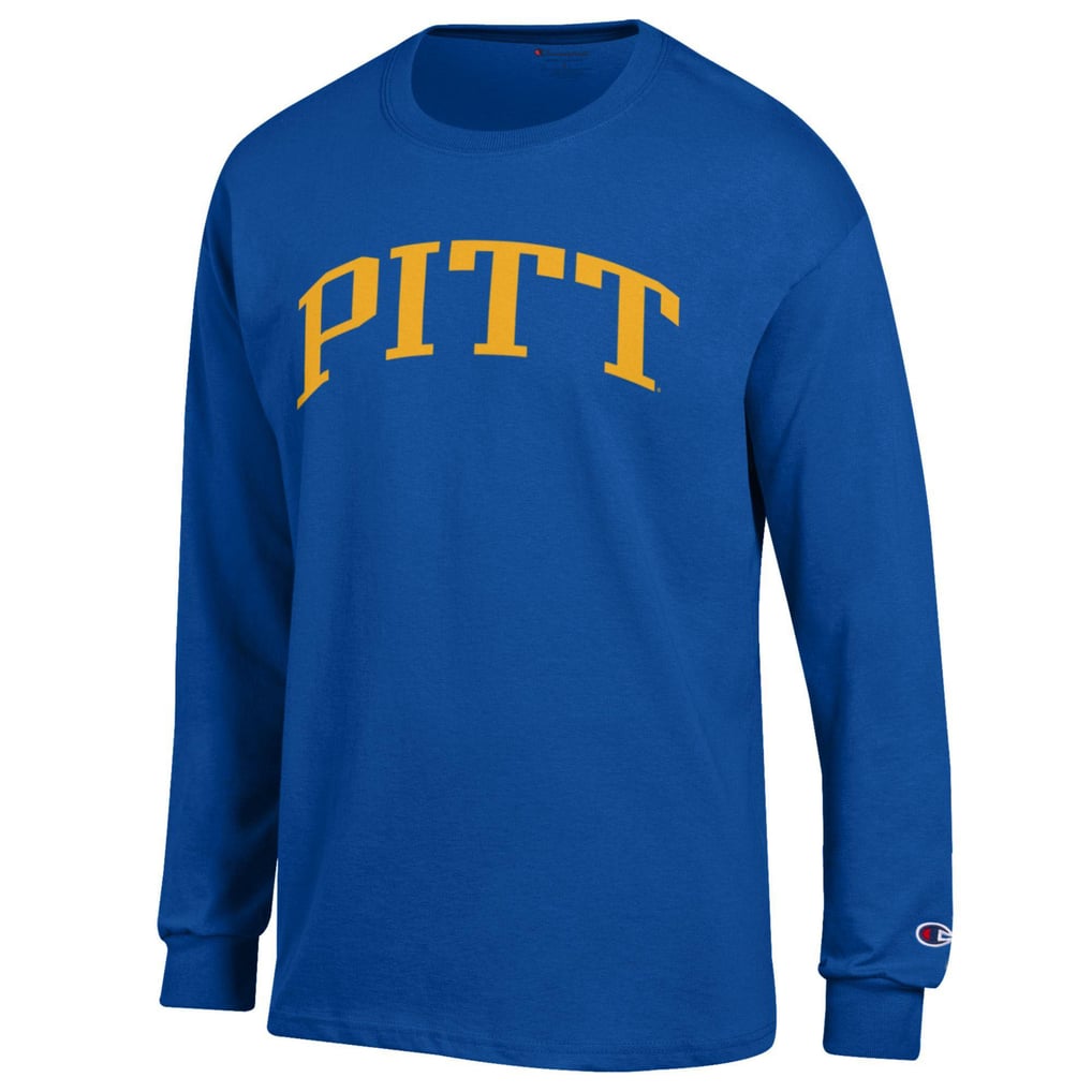  Pitt Panthers Champion Basic Arch Long Sleeve T-Shirt - Royal