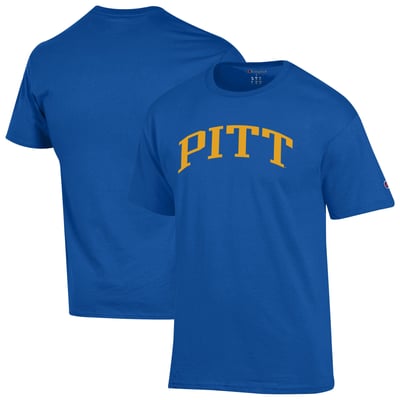  Pitt Panthers Champion Basic Arch T-Shirt - Royal