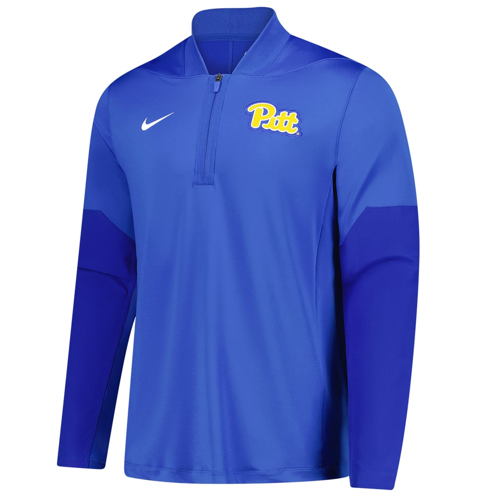  Pitt Panthers Nike Dri-FIT Half-Zip Pullover - Royal