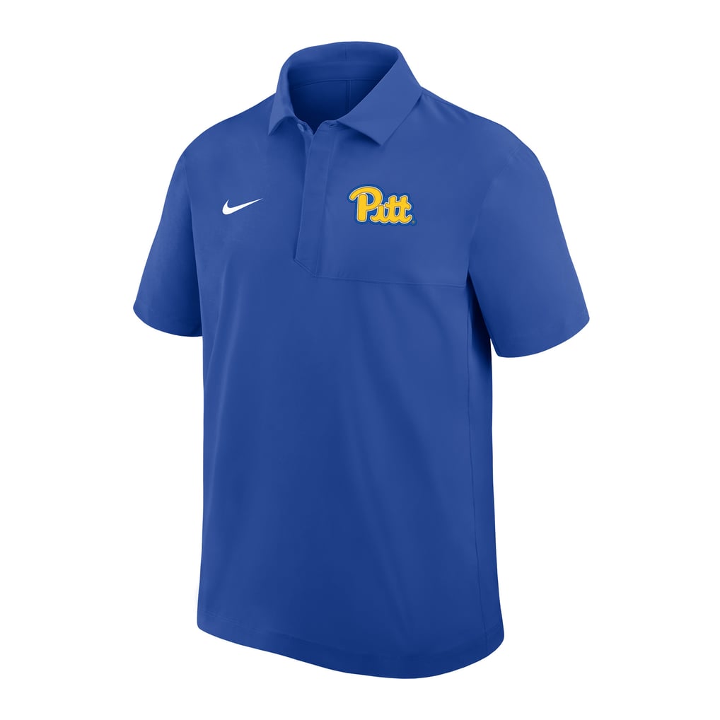 Pitt Panthers Nike Woven Polo - Royal