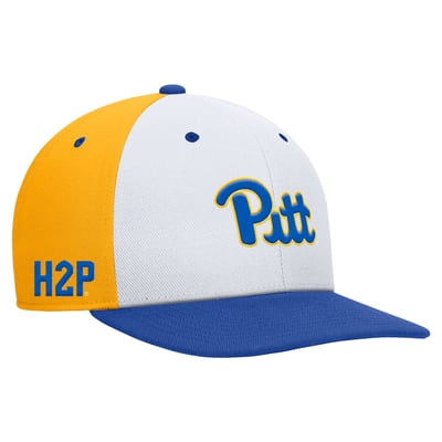 Pitt Panthers Nike Pro Performance Snapback Hat - White/Gold