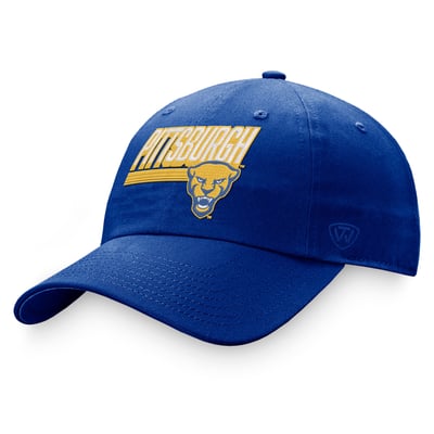Pitt Panthers Top of the World Slice Adjustable Hat - Royal