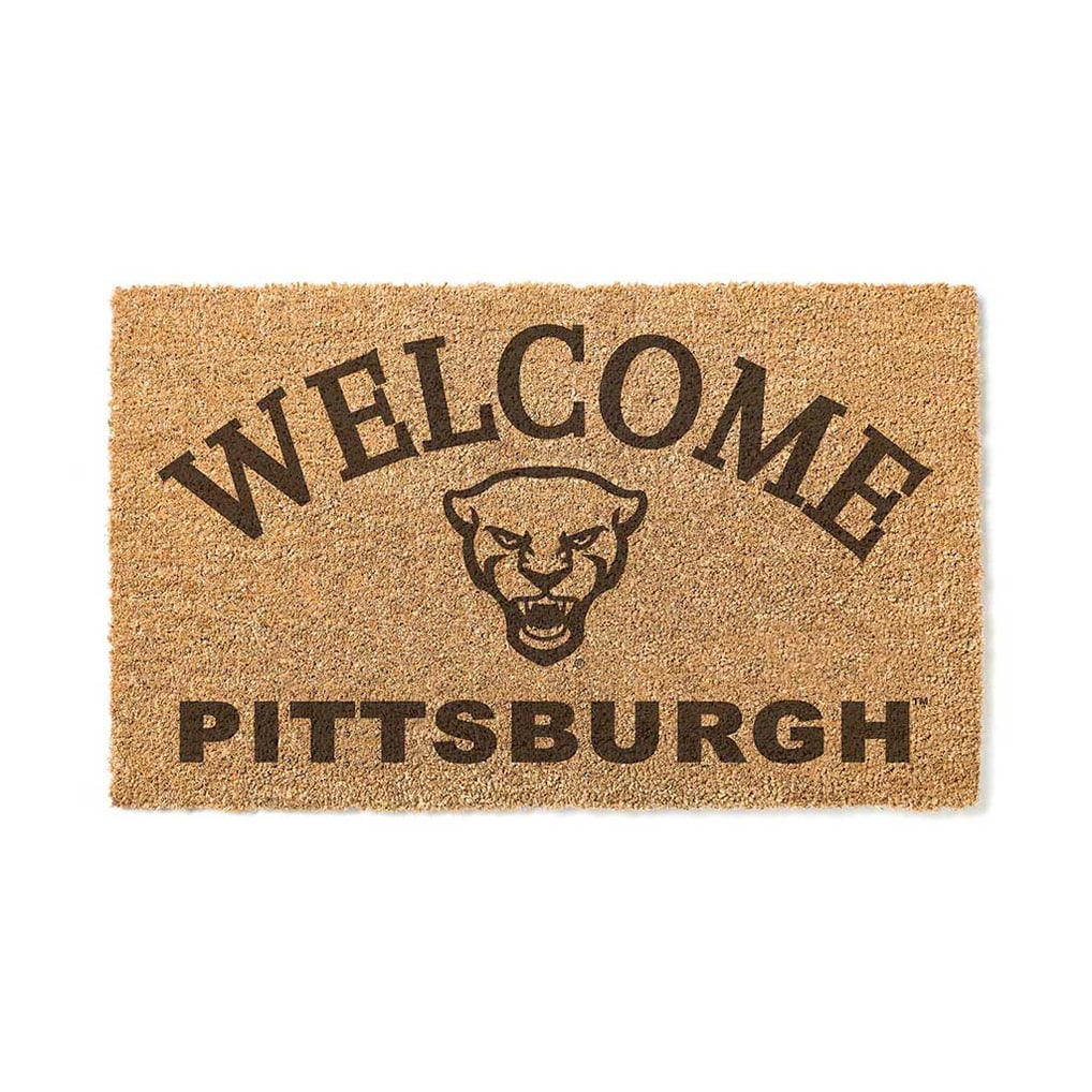Pitt Panthers 18" x 34" Welcome Coir Doomat