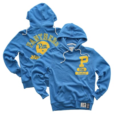 Pitt Panthers Roots of Fight Unisex Campus Legends Tri-Blend Hoodie - Blue