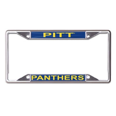 Pitt Panthers WinCraft Metal License Plate Frame