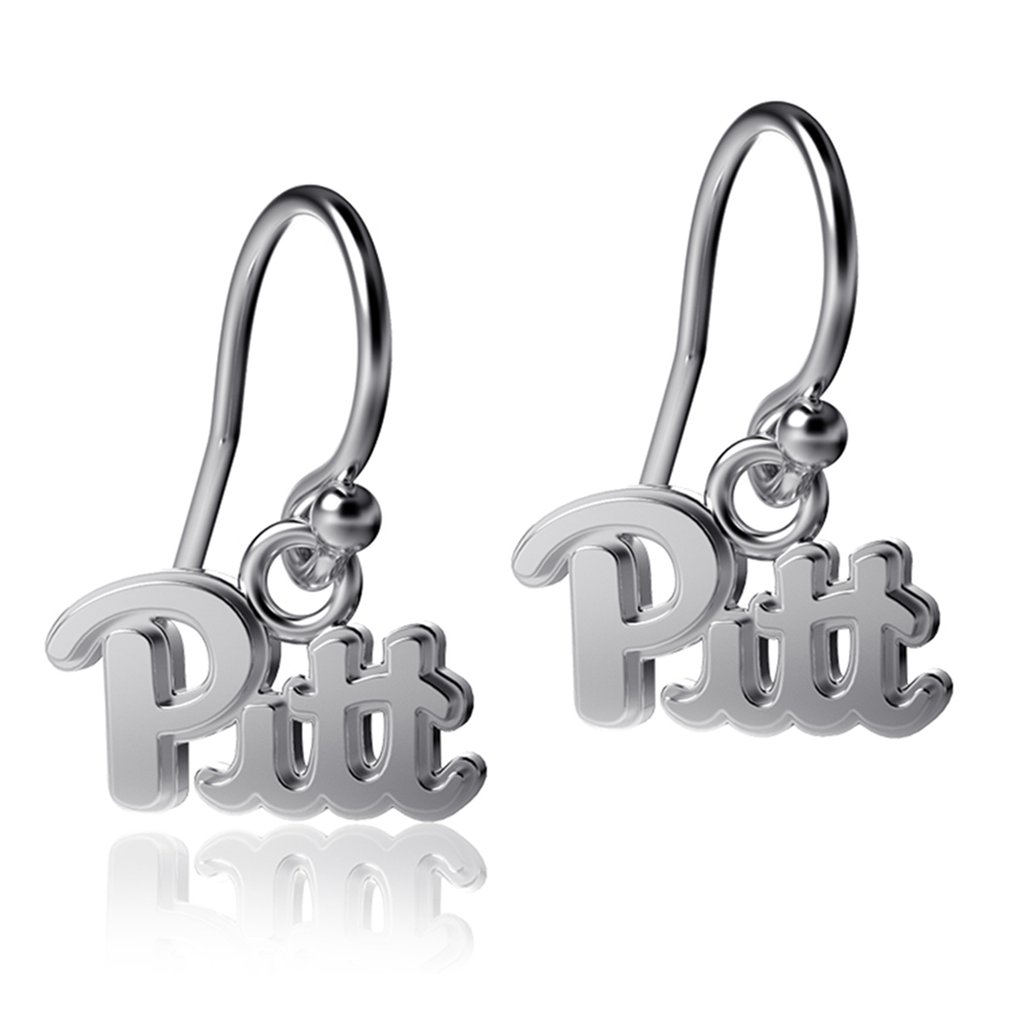 Pitt Panthers Dayna Designs Women's Silver Dangle Earrings