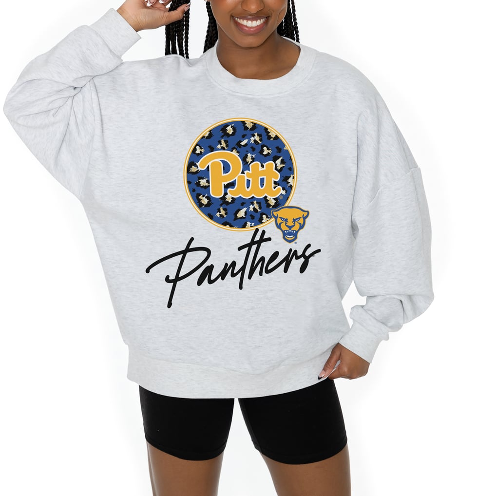 Pitt Panthers Gameday Couture Women's Premium Fleece Pullover Sweatshirt - Ash
