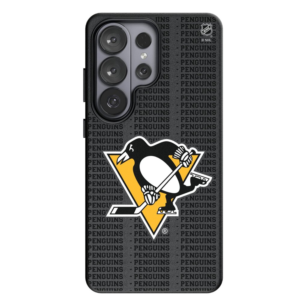 Pittsburgh Penguins Keyscaper Text Backdrop Galaxy Magnetic Bump Case