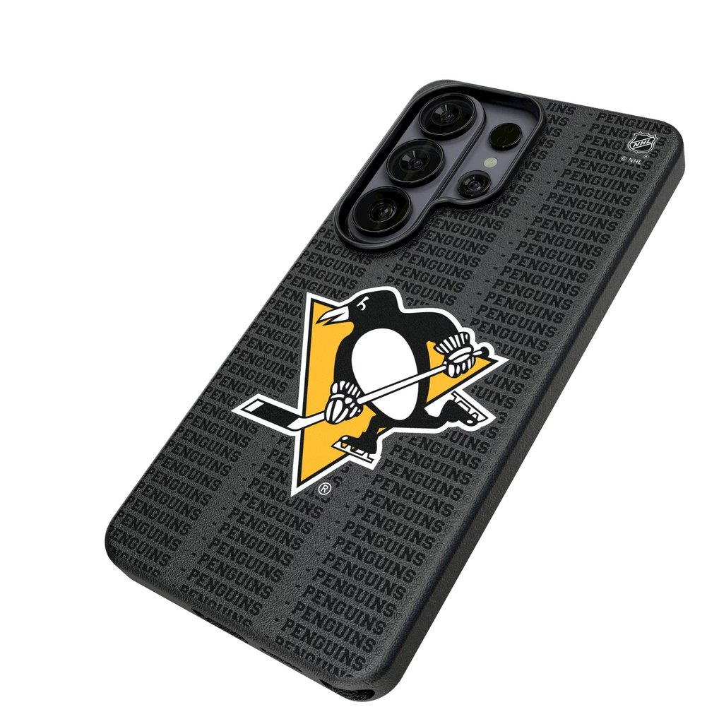 Pittsburgh Penguins Keyscaper Text Backdrop Galaxy Magnetic Bump Case