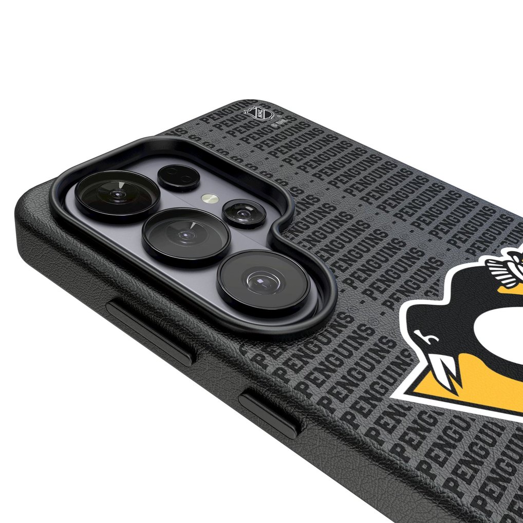 Pittsburgh Penguins Keyscaper Text Backdrop Galaxy Magnetic Bump Case