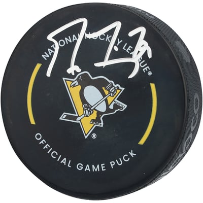Marc-Andre Fleury Pittsburgh Penguins Autographed Fanatics Authentic Official Game Puck
