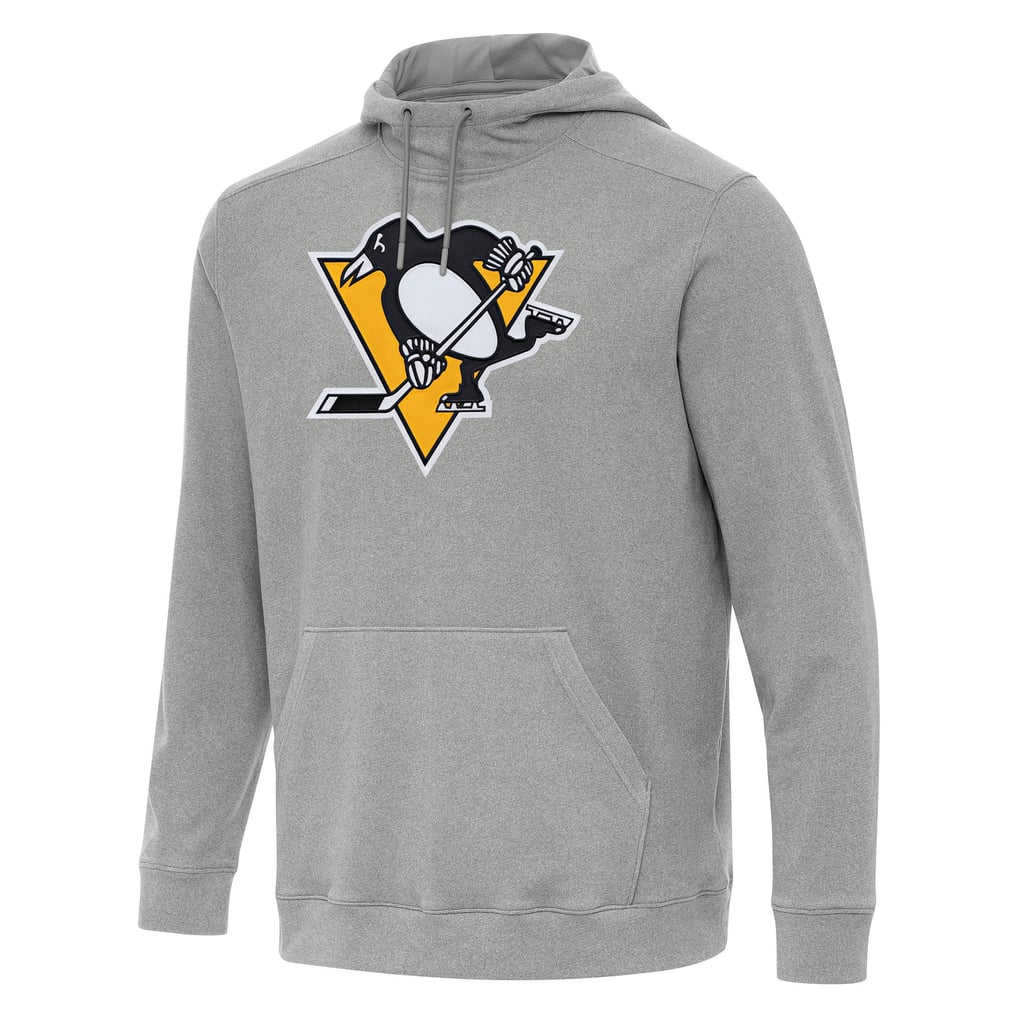 Pittsburgh Penguins Antigua Cloud Pullover Hoodie - Heather Gray
