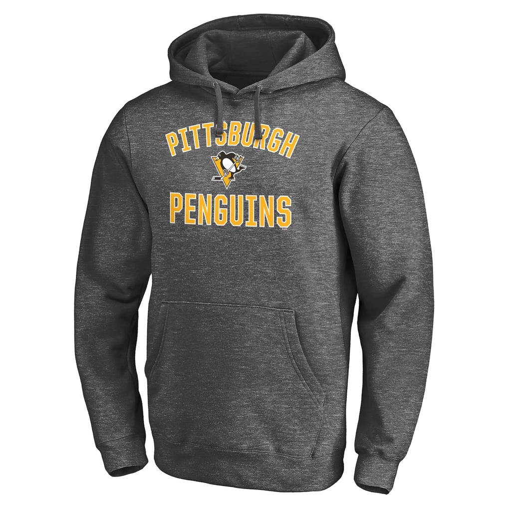 Pittsburgh Penguins Victory Arch Pullover Hoodie - Charcoal