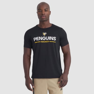 Pittsburgh Penguins Fanatics Authentic Pro Rink Tech T-Shirt - Black