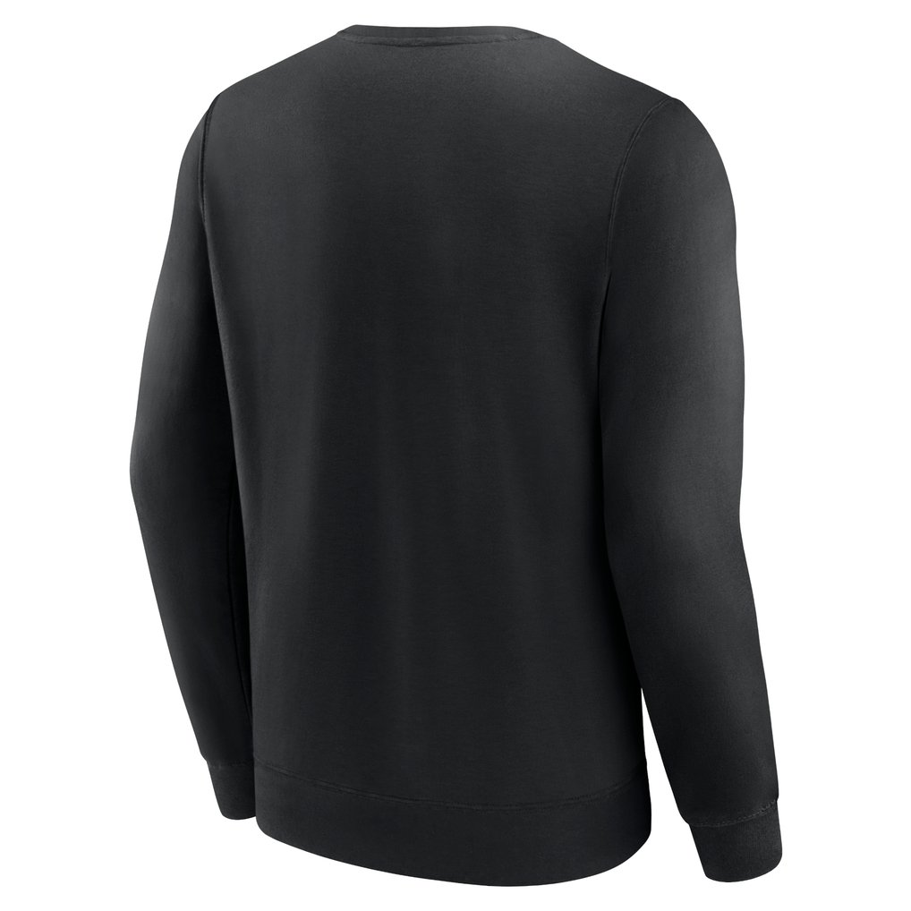 Pittsburgh Penguins Fanatics Focus Fleece Pullover Sweatshirt - Black