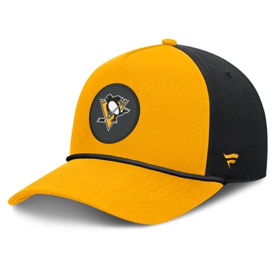 Pittsburgh Penguins Fanatics Authentic Pro Rink A-Frame Adjustable Hat - Gold