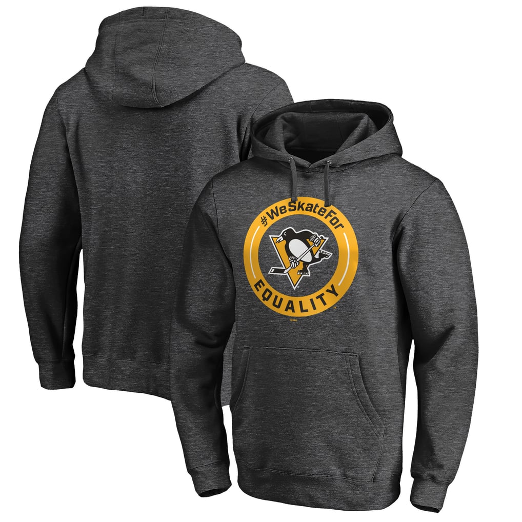 Pittsburgh Penguins #WeSkateFor Pullover Hoodie - Heather Gray