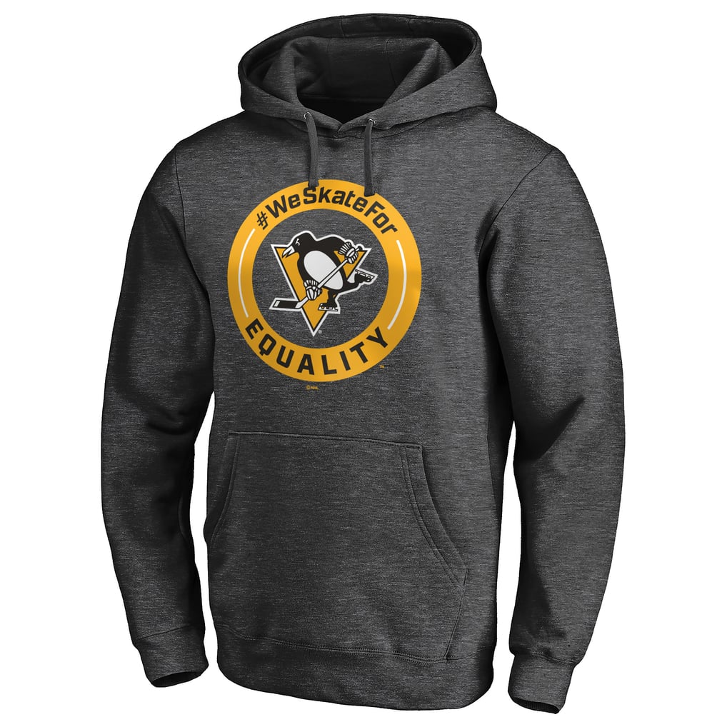 Pittsburgh Penguins #WeSkateFor Pullover Hoodie - Heather Gray