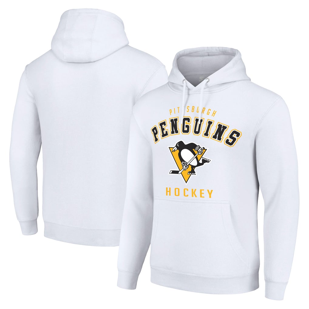 Pittsburgh Penguins Starter  Logo Pullover Hoodie - White