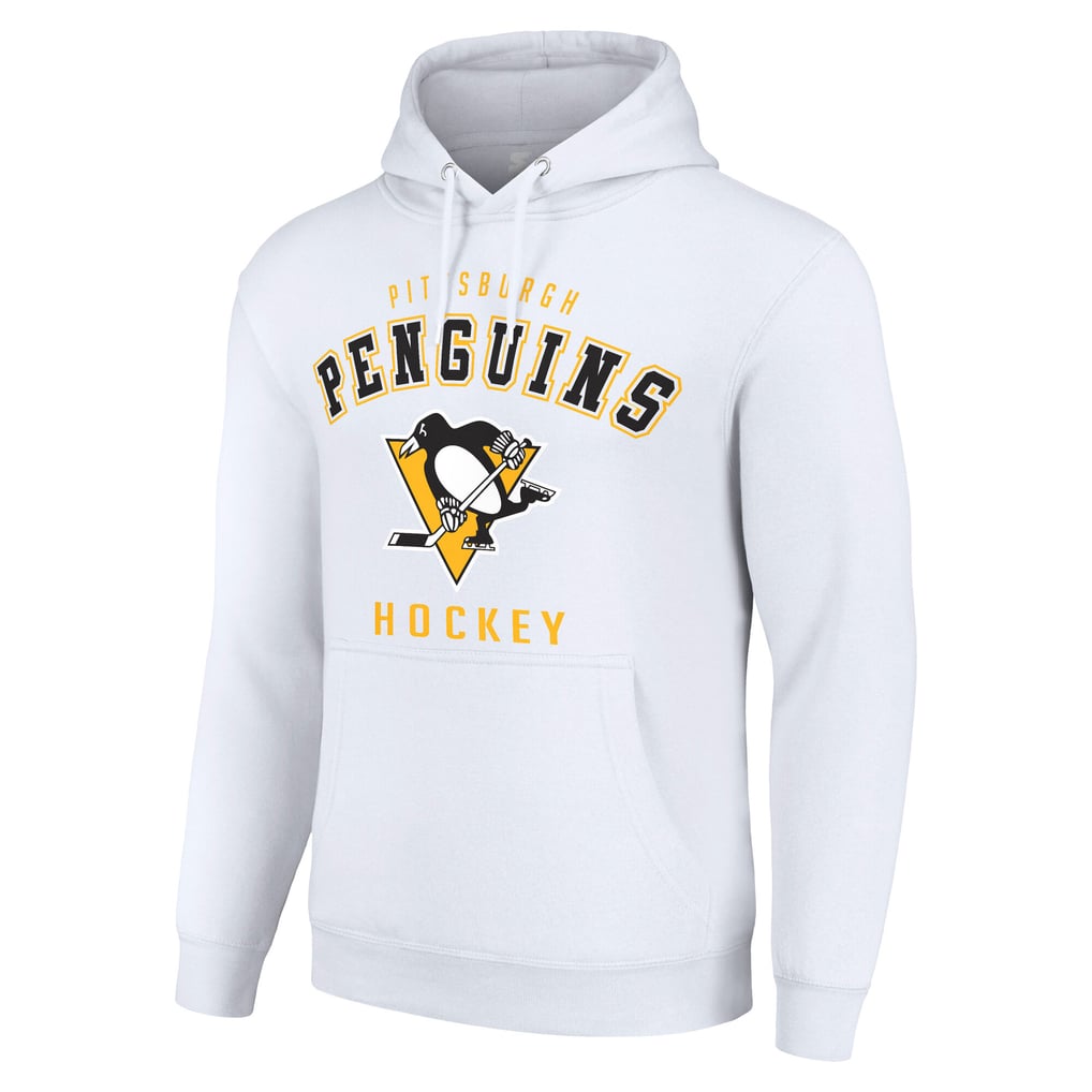 Pittsburgh Penguins Starter  Logo Pullover Hoodie - White