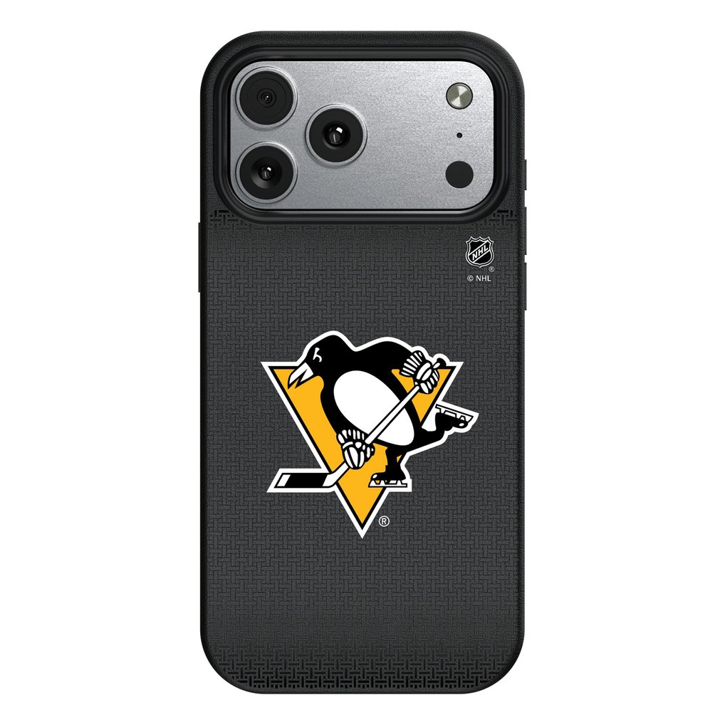 Pittsburgh Penguins Linen Logo iPhone Magnetic Bump Case