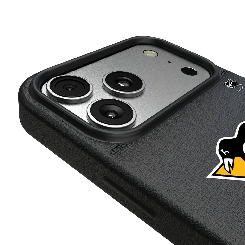 Pittsburgh Penguins Linen Logo iPhone Magnetic Bump Case