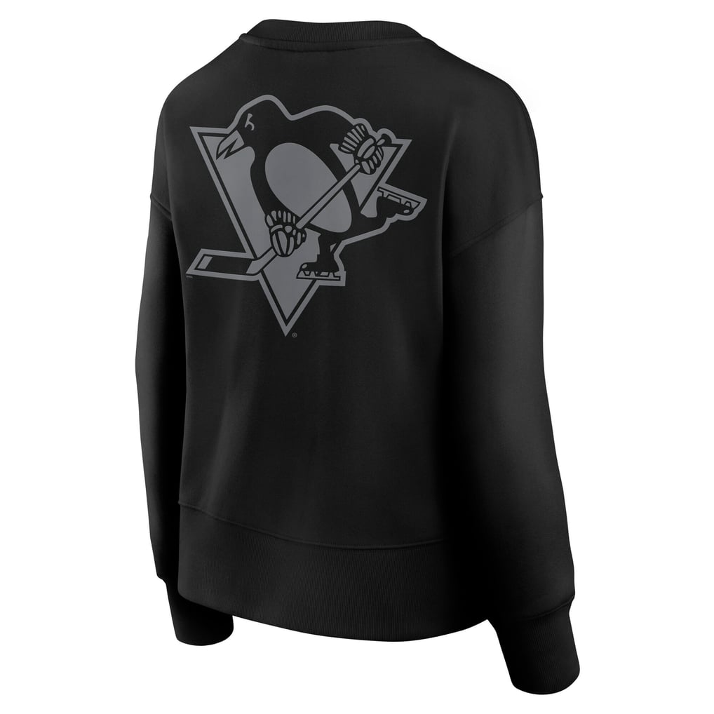  Pittsburgh Penguins Fanatics Women's Elements Flow Pullover Sweatshirt - Black