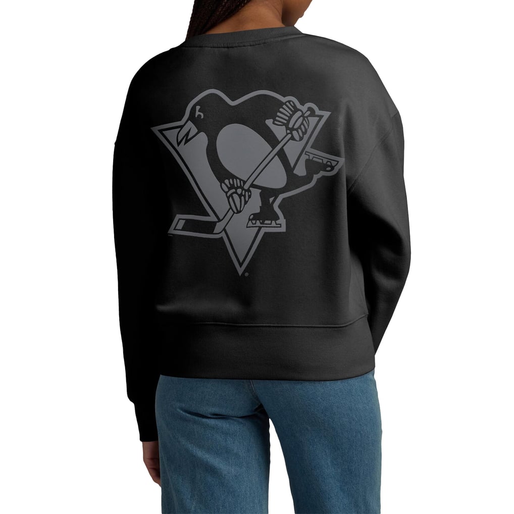  Pittsburgh Penguins Fanatics Women's Elements Flow Pullover Sweatshirt - Black