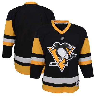  Pittsburgh Penguins Youth Home Replica Jersey - Black