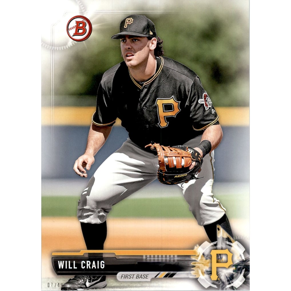 2017 Bowman Draft 5x7 #BD189 Will Craig