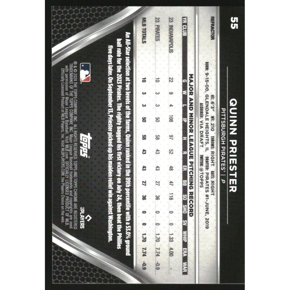 2024 Topps Chrome Black Refractors Parallel #57 Ceddanne Rafaela
