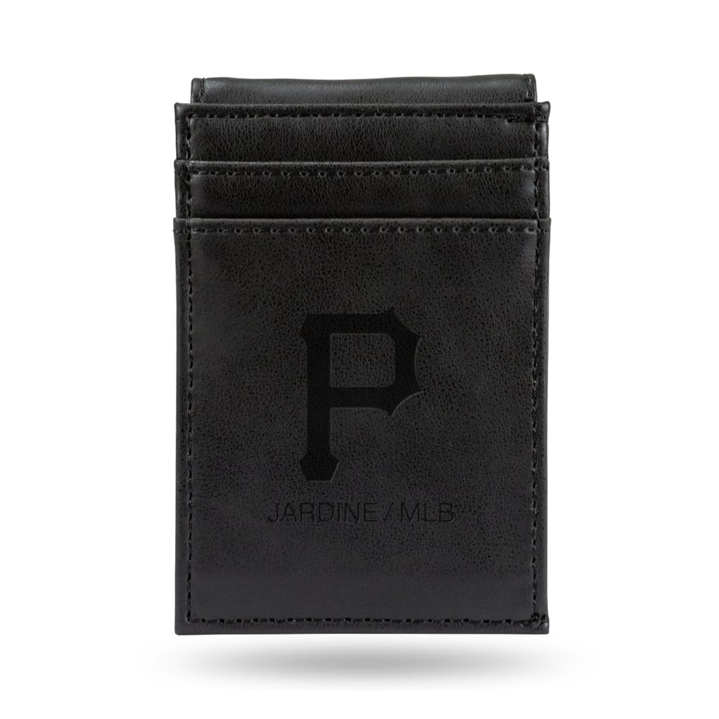 Pittsburgh Pirates Front Pocket Wallet - Black