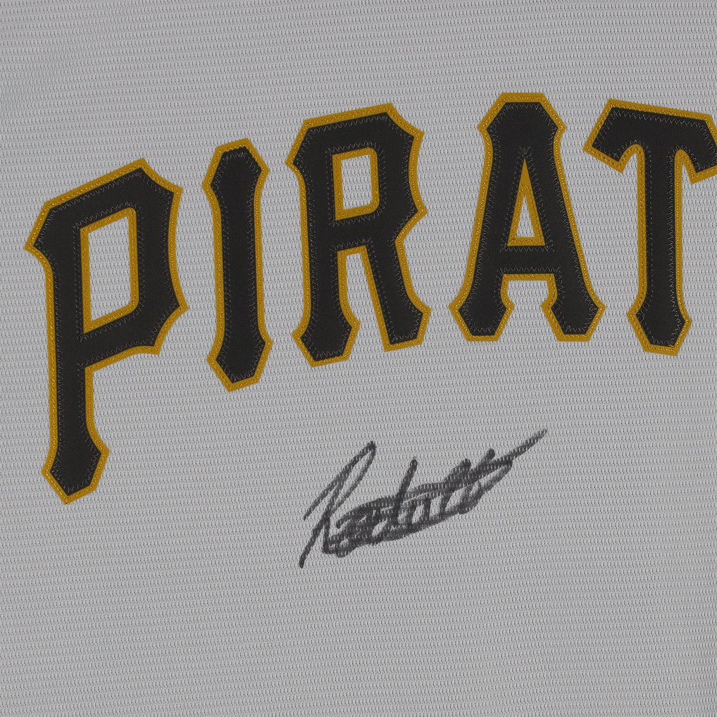 Endy Rodriguez Pittsburgh Pirates Autographed Fanatics Authentic Gray Nike Replica Jersey - Signed on Front 