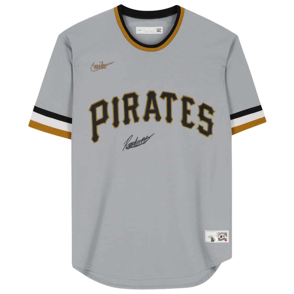 Endy Rodriguez Pittsburgh Pirates Autographed Fanatics Authentic Gray Nike Replica Jersey - Signed on Front 