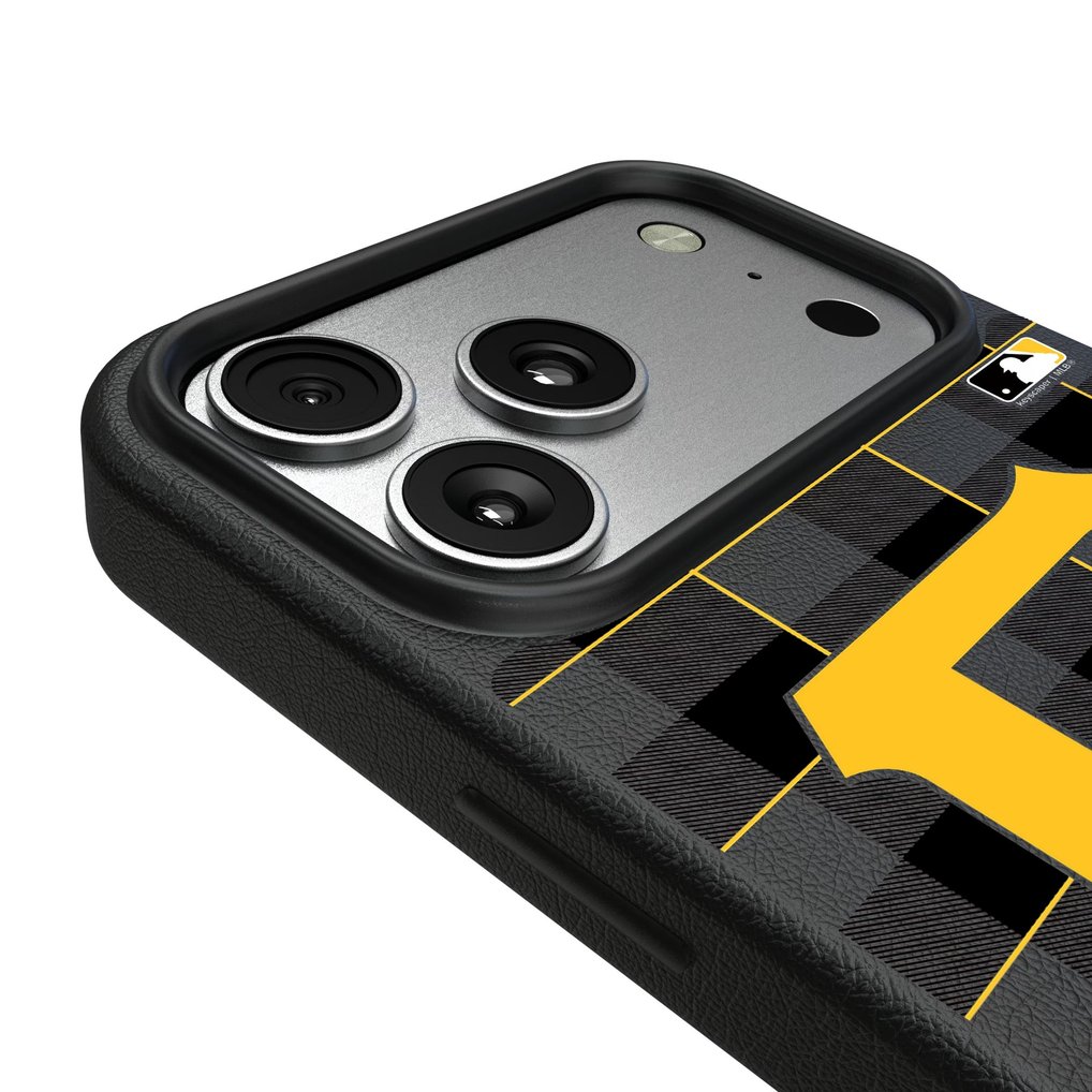 Pittsburgh Pirates Keyscaper Plaid Magnetic Bump iPhone Case