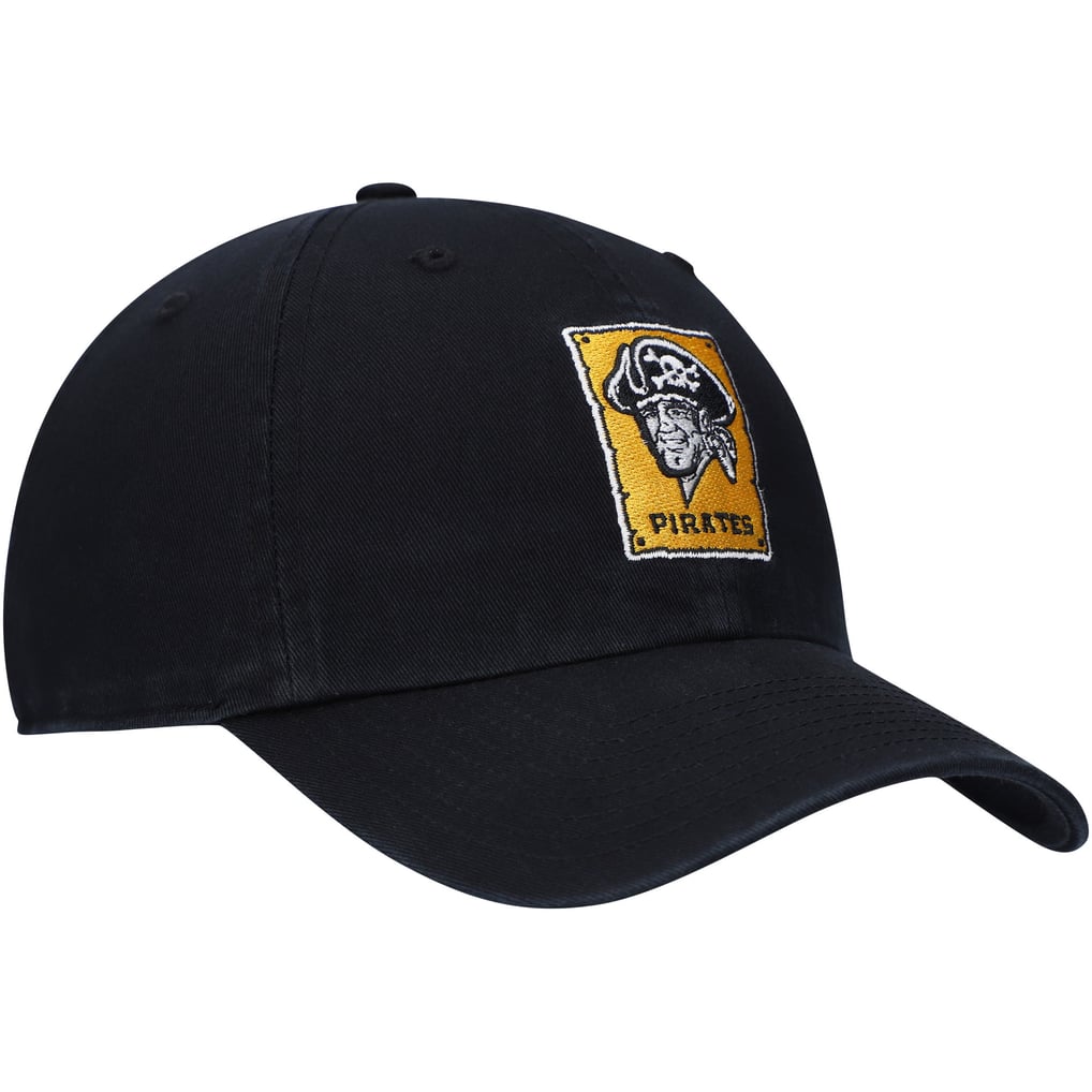 Pittsburgh Pirates '47 Logo Cooperstown Collection Clean Up Adjustable Hat - Black