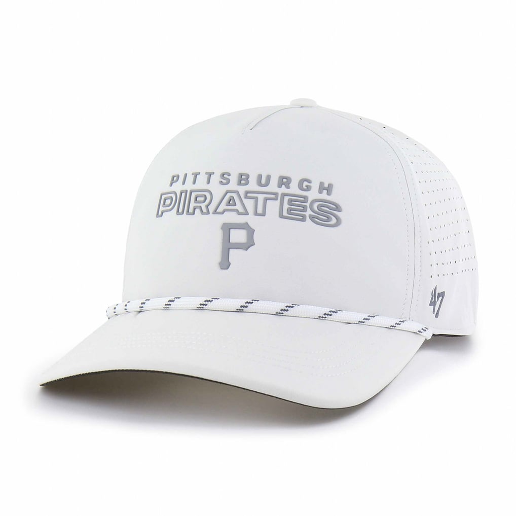  Pittsburgh Pirates '47 Forward Vault Hitch Adjustable Hat - White