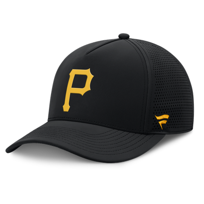 Pittsburgh Pirates Fanatics Men's Perforated Adjustable Hat - Black
