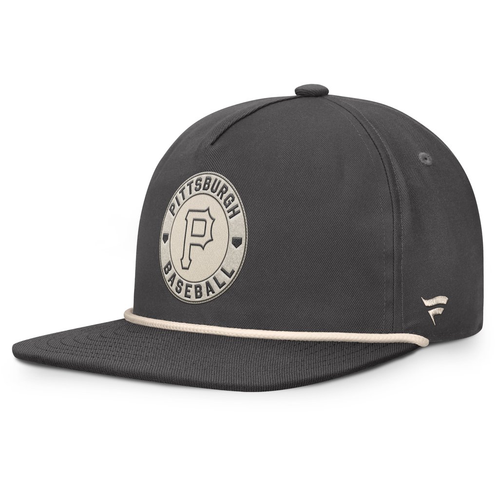 Pittsburgh Pirates Fanatics Closer Adjustable Hat - Charcoal