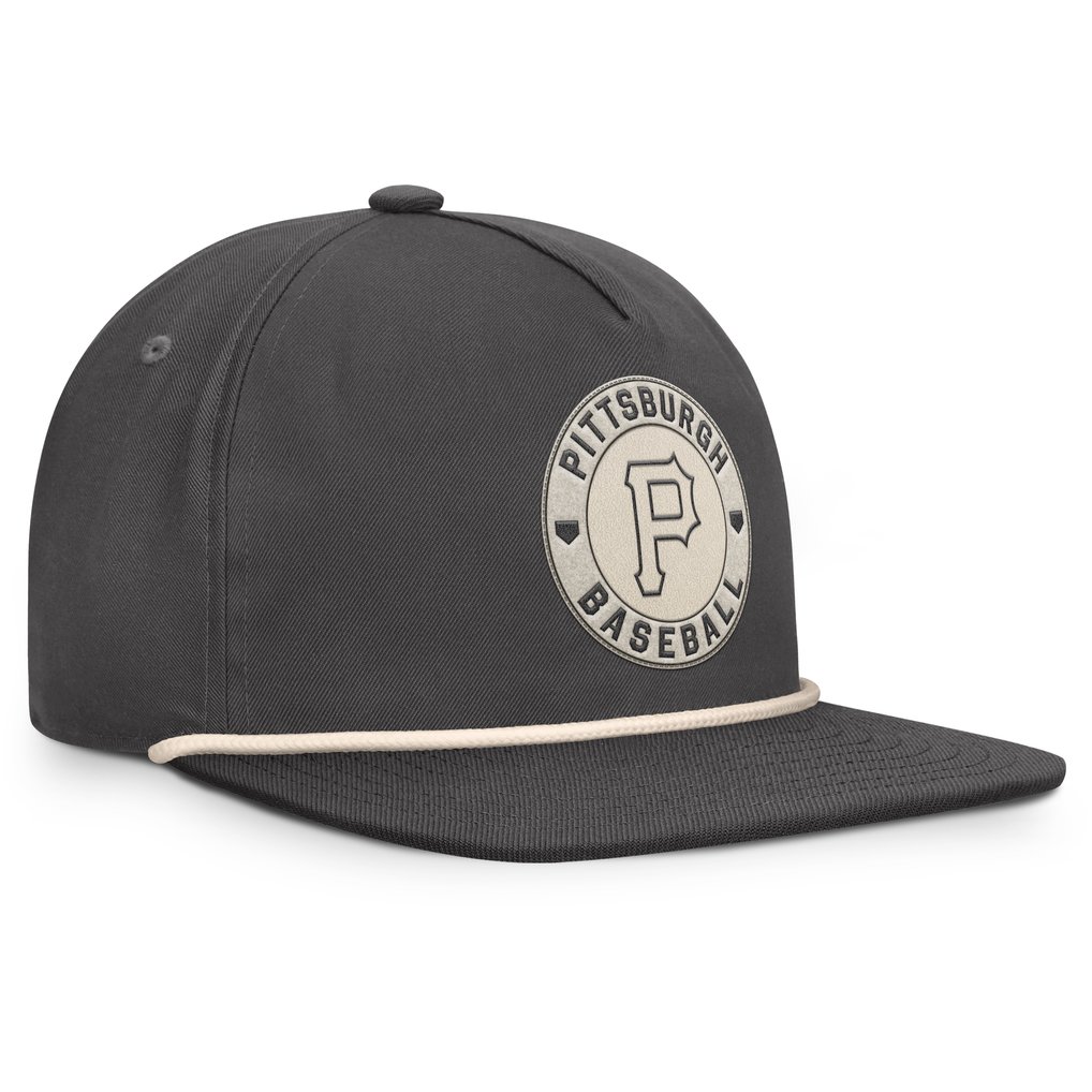 Pittsburgh Pirates Fanatics Closer Adjustable Hat - Charcoal