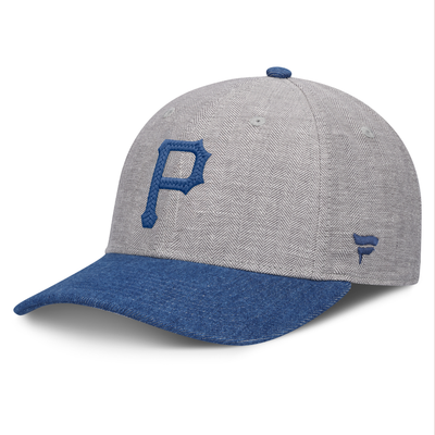 Pittsburgh Pirates Fanatics Level Up Conduct Adjustable Hat - Gray/Denim