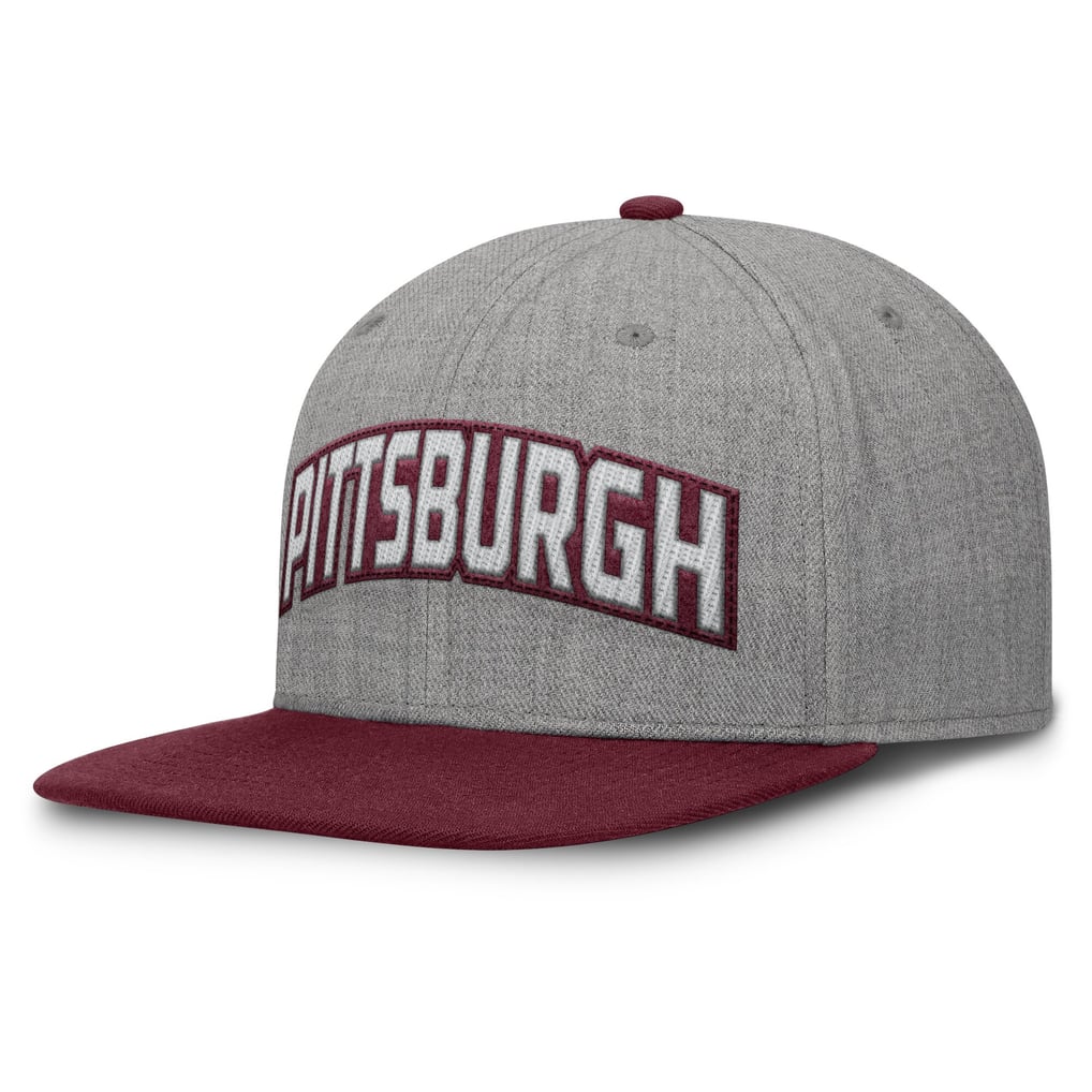 Pittsburgh Pirates Fanatics Elements Felt Chainstitch Snapback Hat - Gray/Maroon