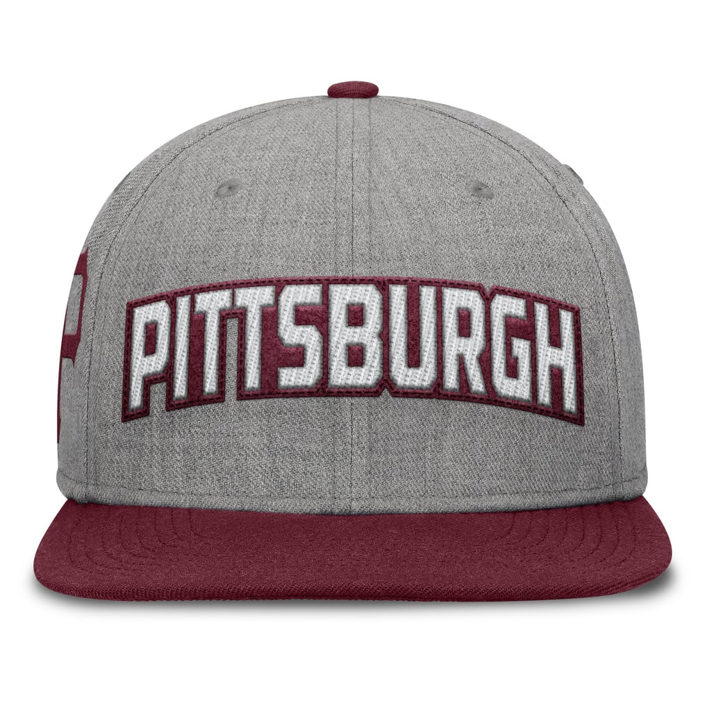 Pittsburgh Pirates Fanatics Elements Felt Chainstitch Snapback Hat - Gray/Maroon