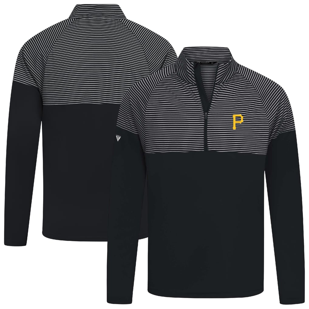 Pittsburgh Pirates Levelwear Classic Stripes Insignia 2.0 Pullover - Black
