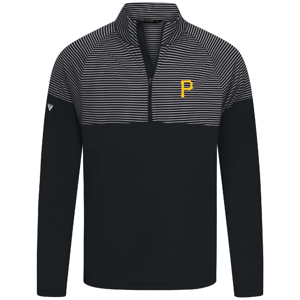 Pittsburgh Pirates Levelwear Classic Stripes Insignia 2.0 Pullover - Black