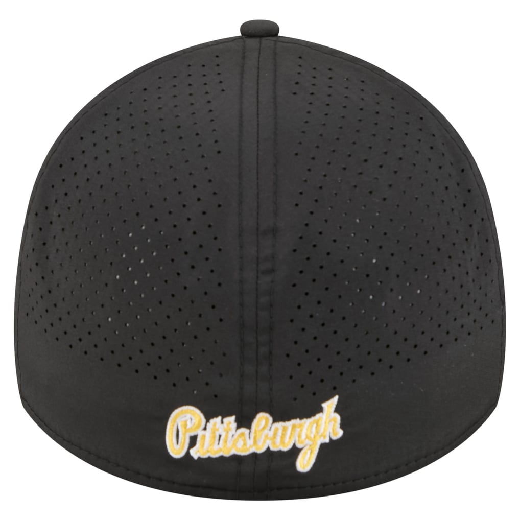  Pittsburgh Pirates New Era 39THIRTY A-Frame Perforated Flex Hat - Black