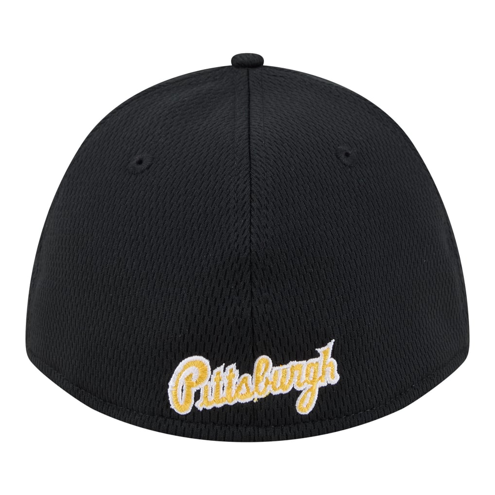 Pittsburgh Pirates New Era Dash 39THIRTY Flex Hat - Black