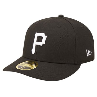 Pittsburgh Pirates New Era Low Profile 59FIFTY Fitted Hat - Black